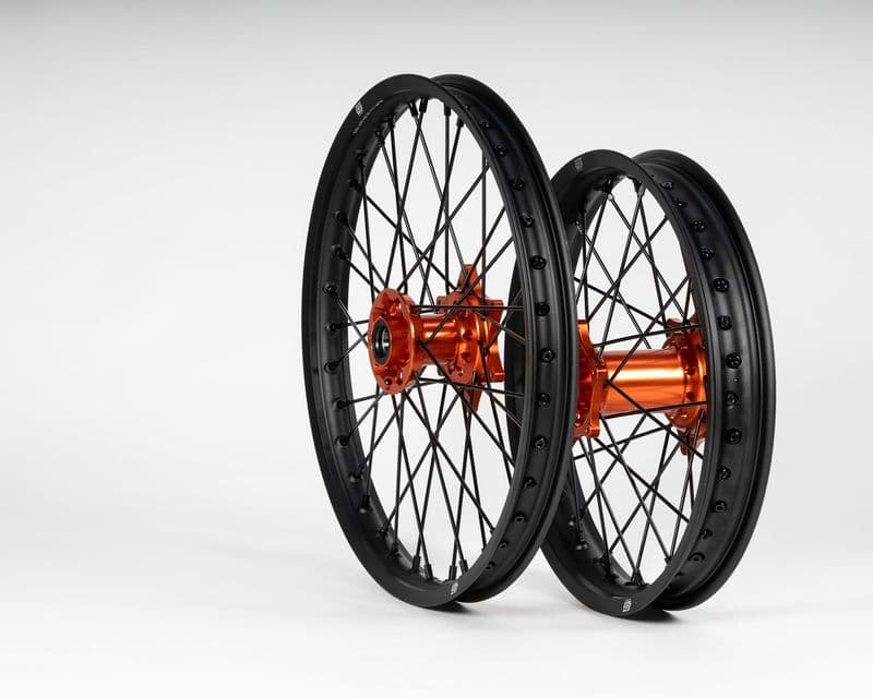 Sixty5 KTM Schwarz/Orange Enduro 1.6-21/2.15-18 Wheel Set