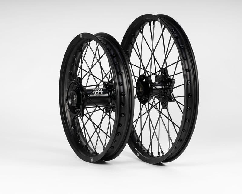 TMV KTM/Husqvarna/GasGas Schwarz/Schwarz 1.6-21/2.15-19 MX Wheel Set