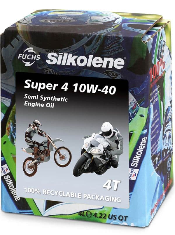 Silkolene Super 4 10W-40 4L CUBE (4)