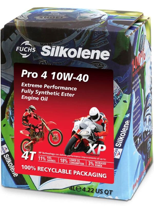 Silkolene Pro 4 10W-40 XP 4L CUBE (4)