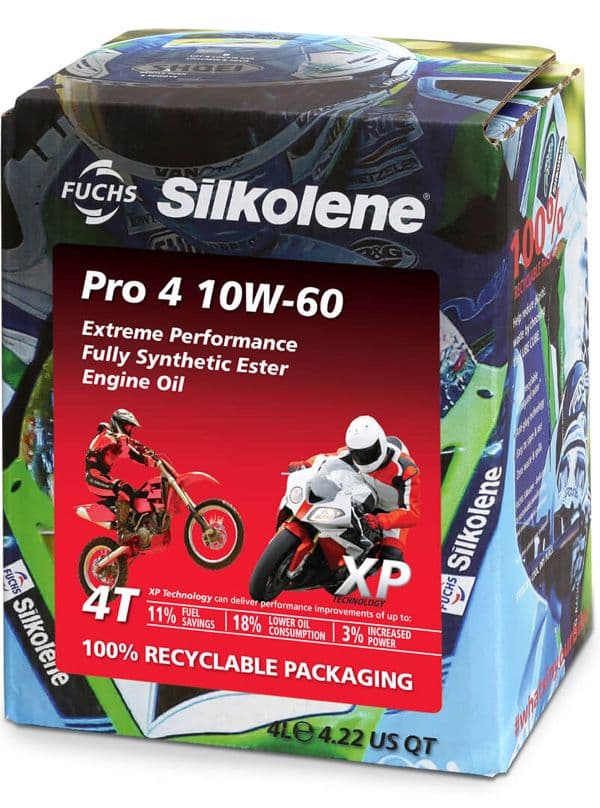 Silkolene Pro 4 10W-60 XP 4L CUBE (4)