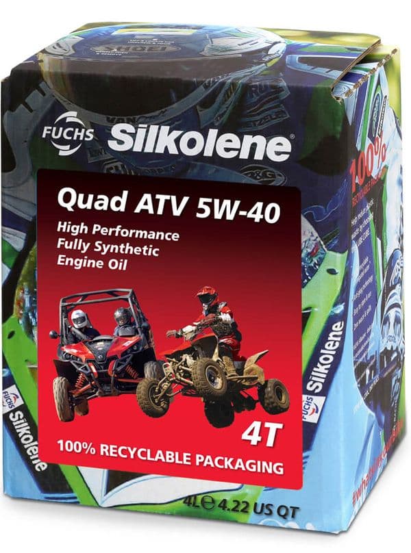 Silkolene QUAD & UTV 5W-40 4L CUBE (4)
