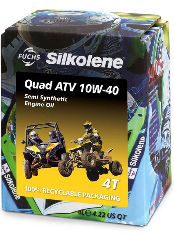 Silkolene QUAD & UTV 10W-40 4L CUBE (4)
