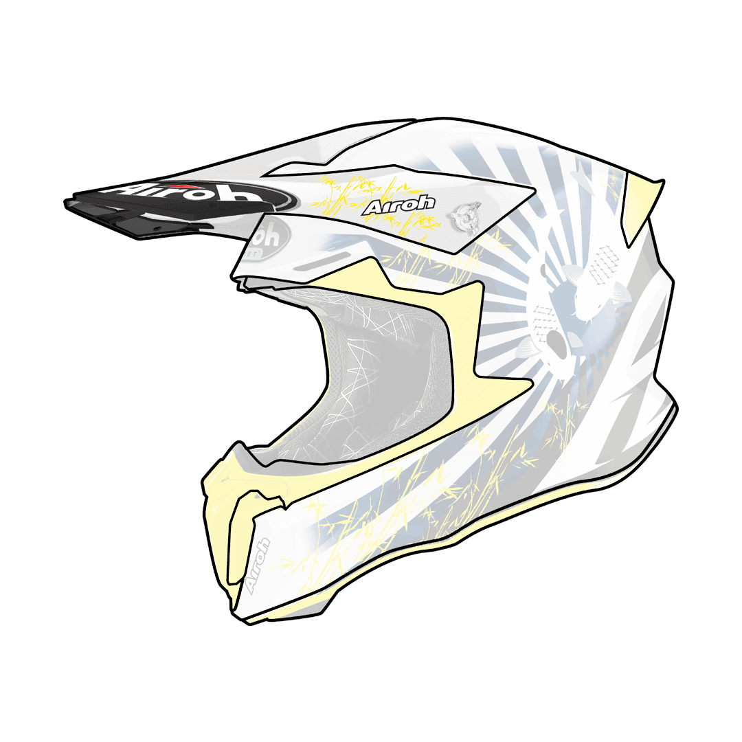 Airoh Twist 2.0 Peak Katana Blau Gloss