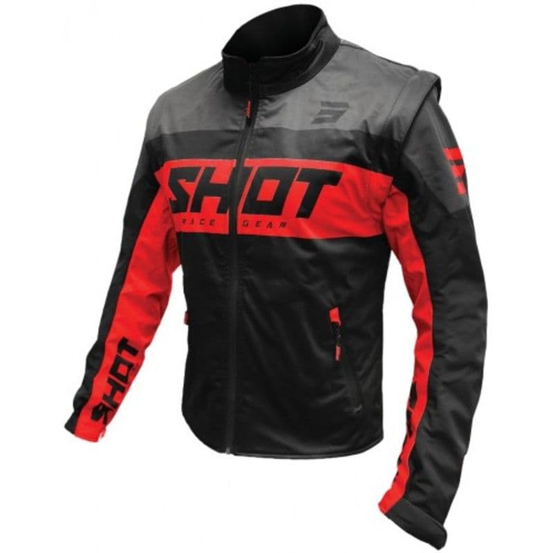 Zwart/Grijs/Rood