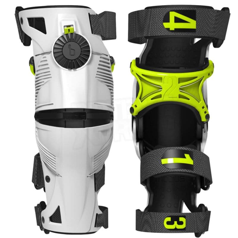 Mobius X8 Kniebrace Wit/geel