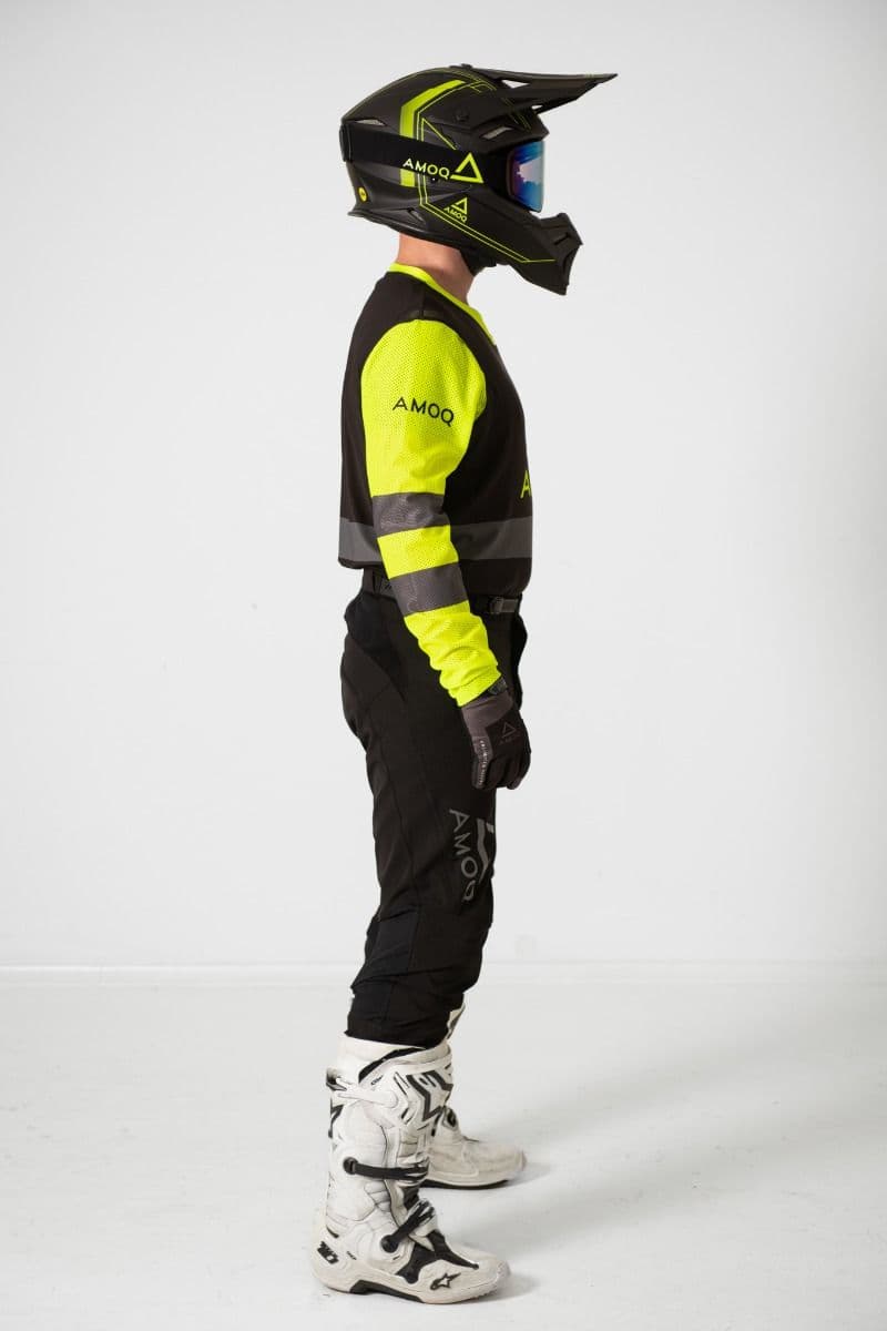 Amoq Airline Mesh Shirt Zwart/HiVis