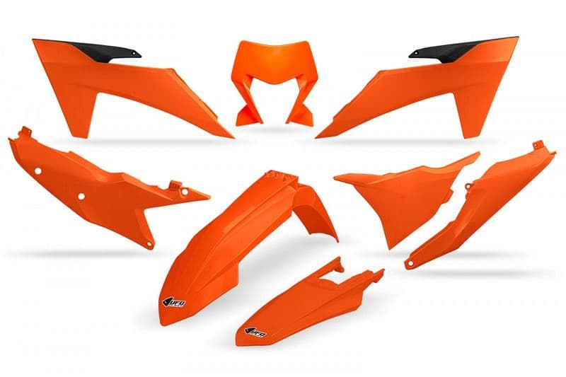 UFO Plastic Kit 6-parts KTM EXC EXCF 2024-.. 125-500 Oranje