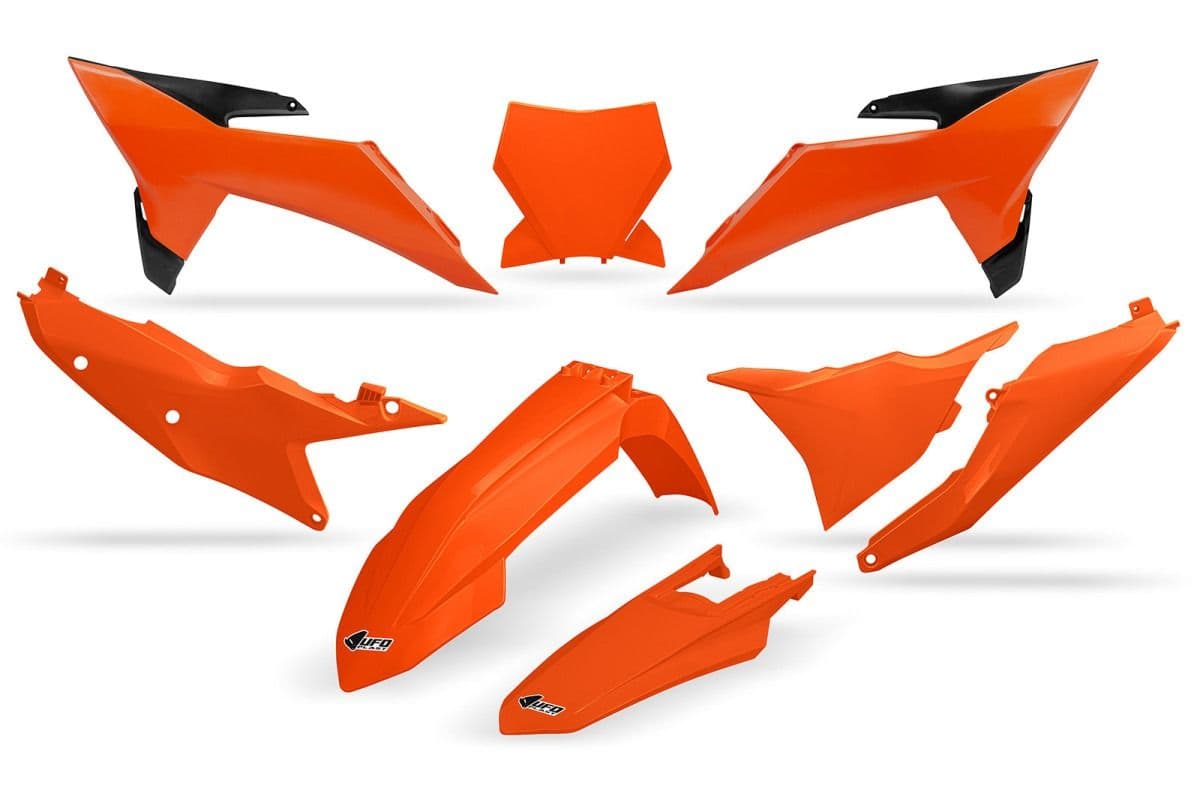 UFO Plastic Kit 5-parts Original 999 KTM SX/F 125-450 25-26