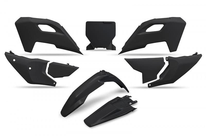 UFO Plastic Kit 5-parts Zwart 001 Husqvarna TC/FC 125-450 23-24