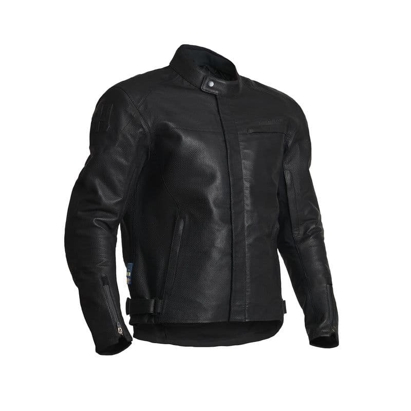 Halvarssons Leather Jacket Mangen Zwart