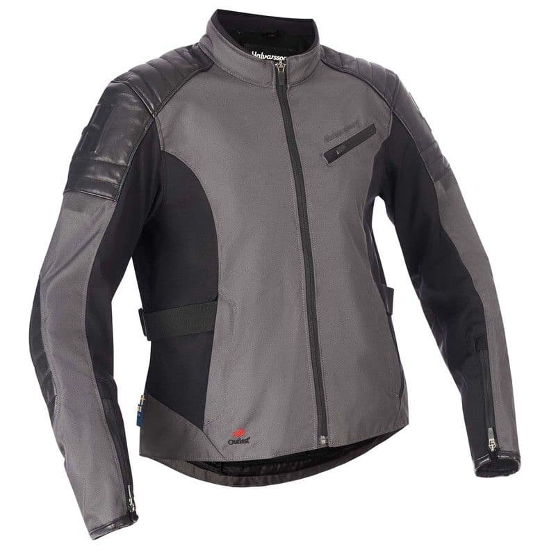 Halvarssons Textile Jacket Solberg Woman Dark Grey/Black, 34