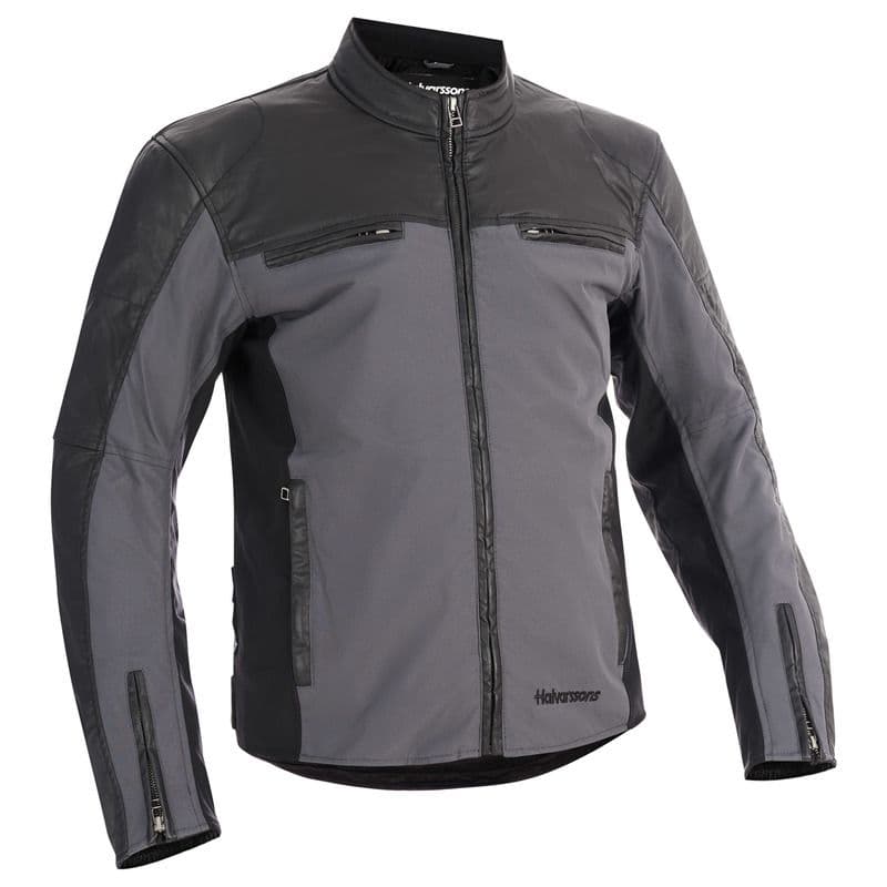 Halvarssons Textile Jacket Holmen Zwart/grijs