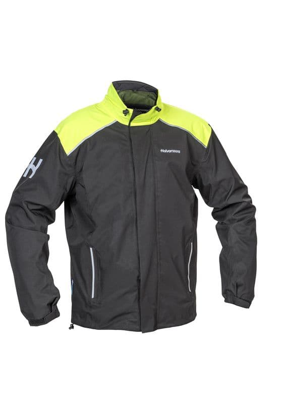 Halvarssons Rain Jacket Bofallet HV Geel/zwart