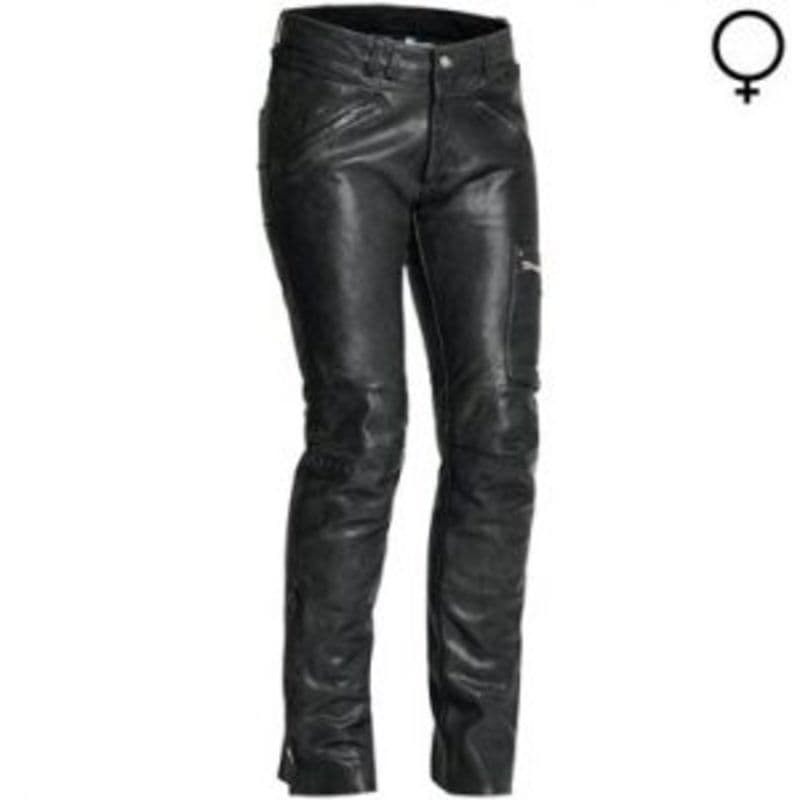 Halvarssons Leather Broek Rider Lady Zwart