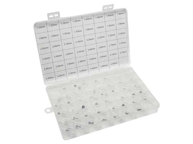Sixty5 Klepplaatje Kit 7.48mm 1.2-3.5mm (141pcs)