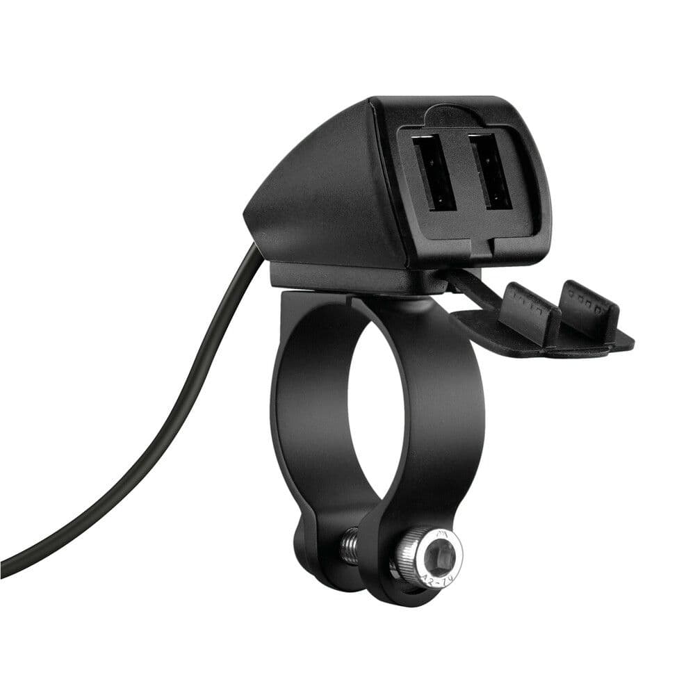 Optiline Trek Rainproof Double Usb Charger 3 Types Of Fixing