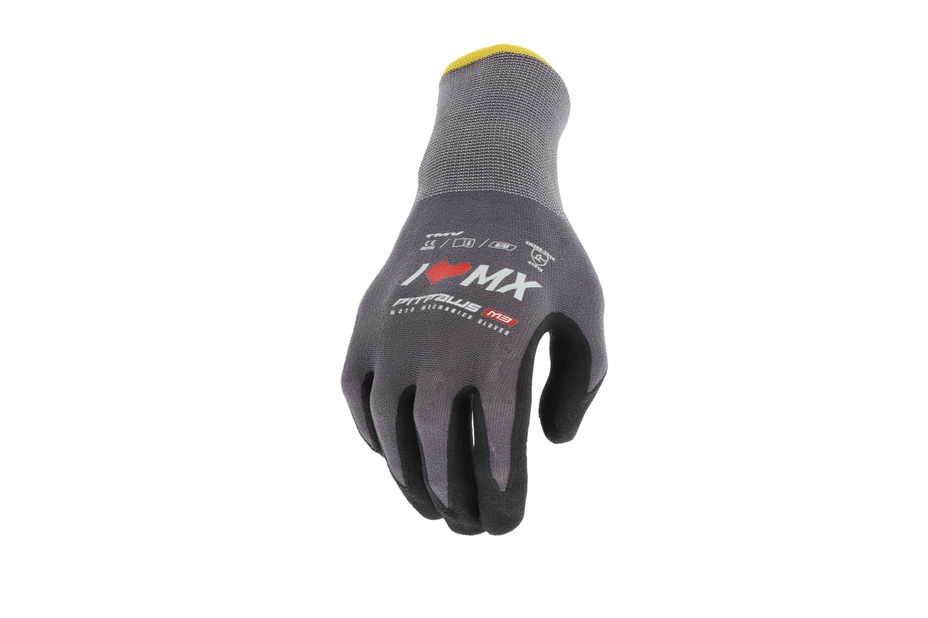 TMV Pitpaws Handschoenen Zwart "I Love MX"