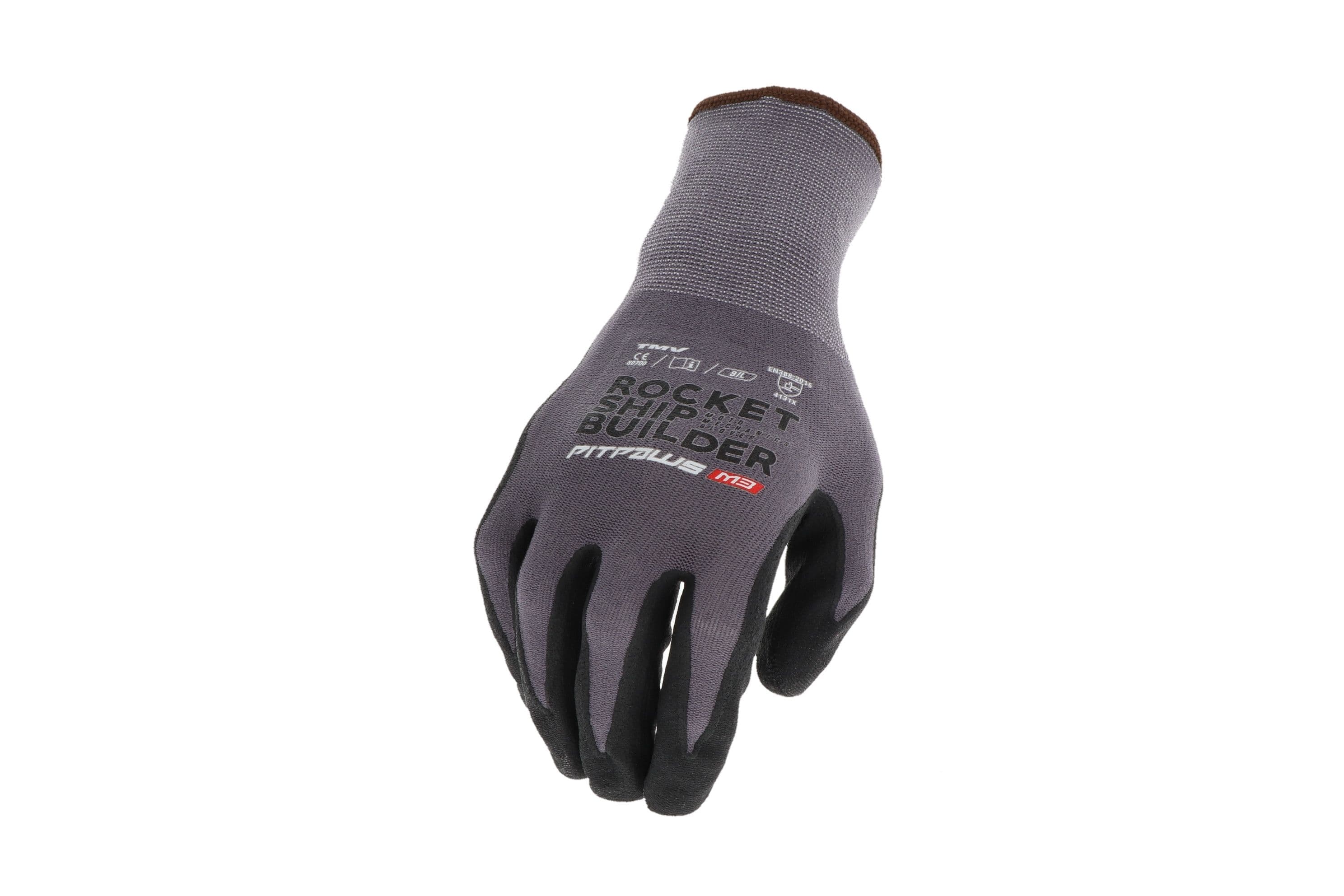TMV Pitpaws Handschoenen Zwart "Rocket Ship Builder"