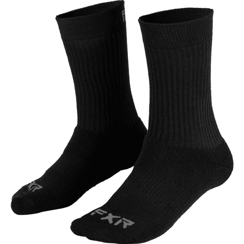 FXR Koppeling Perform.Crew Sokken (1 Pack) Zwart-OS