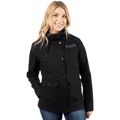 FXR Women Ivy Canvas Jacket Zwart