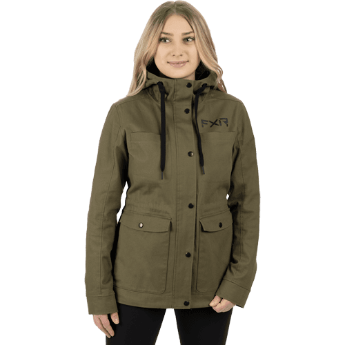 FXR Women Ivy Canvas Jacket Army