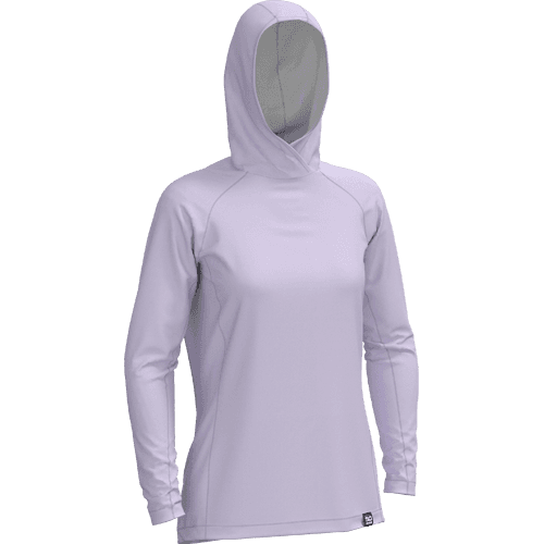 FXR Womens Attack UPF Pullover Hoodie Lavender/Grijs