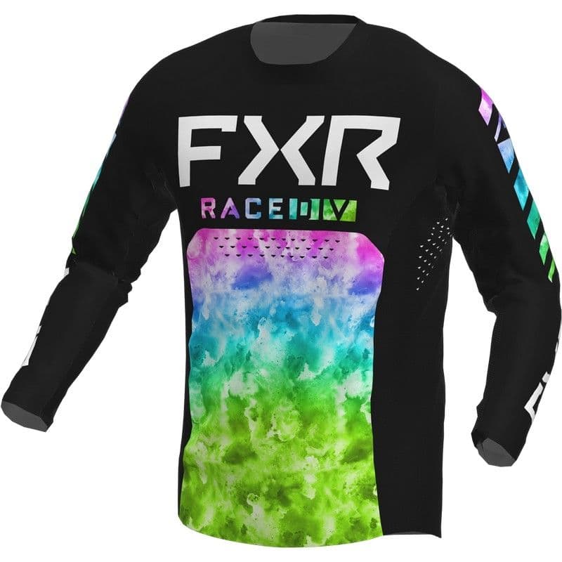 FXR Podium MX Shirt Acid Rain