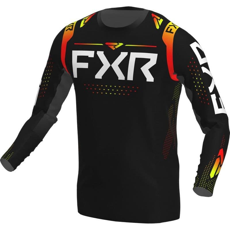 FXR Helium MX Shirt Zwart/Inferno