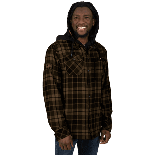 FXR Unisex Timber Insulated Flannel Jacket Bronze/Noir
