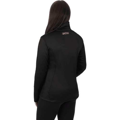 FXR Women Elevation Tech Zip Up Zwart/Fuchsia