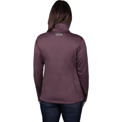 FXR Women Elevation Tech Zip Up Muted Grape/Zwart