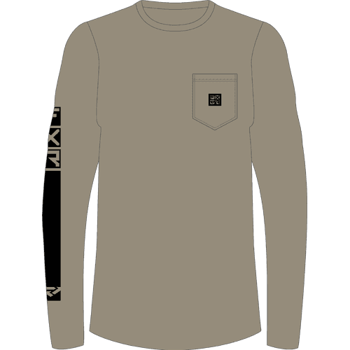 FXR M Work Pocket Premium Longsleeve Stone