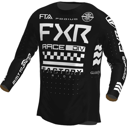 FXR Jeugd Podium MX Shirt Zwart