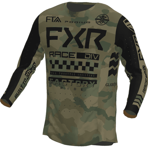FXR Podium Gladiator MX Shirt Camouflage