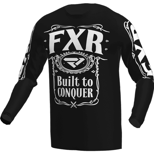 FXR Koppeling MX Shirt Zwart/Wit -