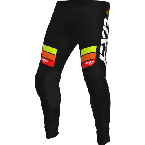 FXR Koppeling MX Broek Zwart/Oranje/HiVis-
