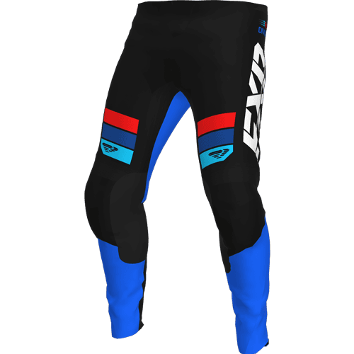 Zwart/Blauw/Rood