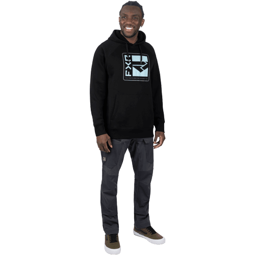 FXR Uni. Broadc Po Hoodie 24 Zwart/Staal