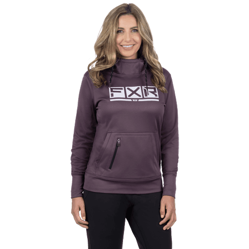 FXR Women Podium Tech Po Hoodie 24 Muted Grape/Dusty Lilac