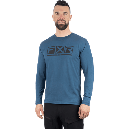 FXR M Podium Prem Longsleeve 24 Dark Staal/Zwart