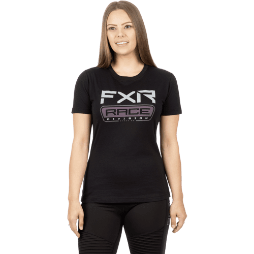 FXR Women Race Division Prem Shirt 24 Zwart/Mut Grape