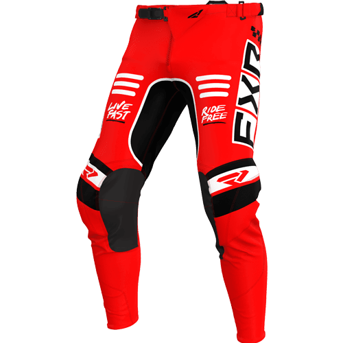 FXR Podium Glad. Mx Broek 24 Rood/Zwart