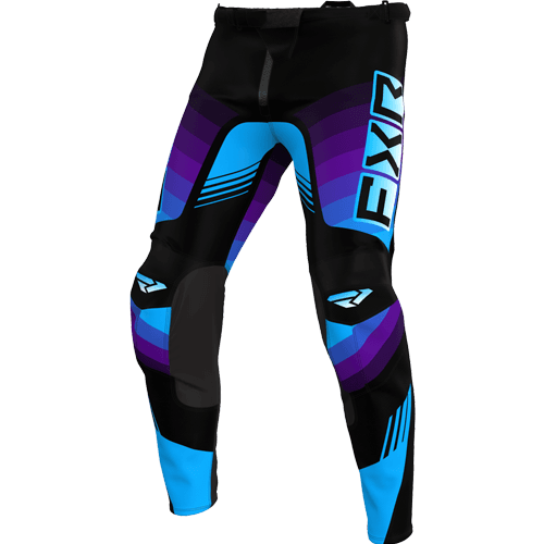 FXR Koppeling Pro Mx Broek 24 Zwart/Paars/Blauw