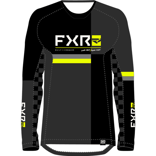 FXR M Proflex Upf Ls Shirt 24 Zwart/Hi-Vis