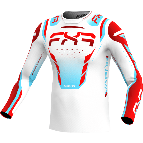 FXR Jeugd VAPOR AIR MX SHIRT 25 SCORCH WIT