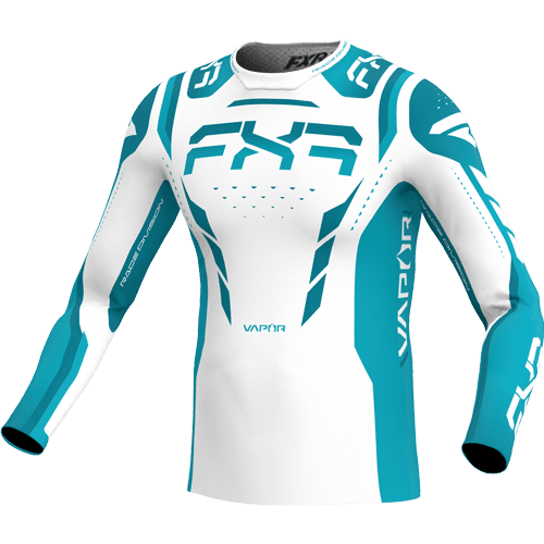 FXR VAPOR AIR MX JERSEY 25 REEF White