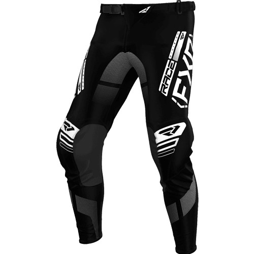 FXR PODIUM MX BROEK 25 ZWART/WIT