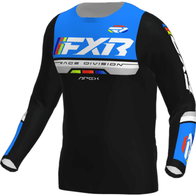 FXR Jeugd Apex MX Shirt 26 Blauw
