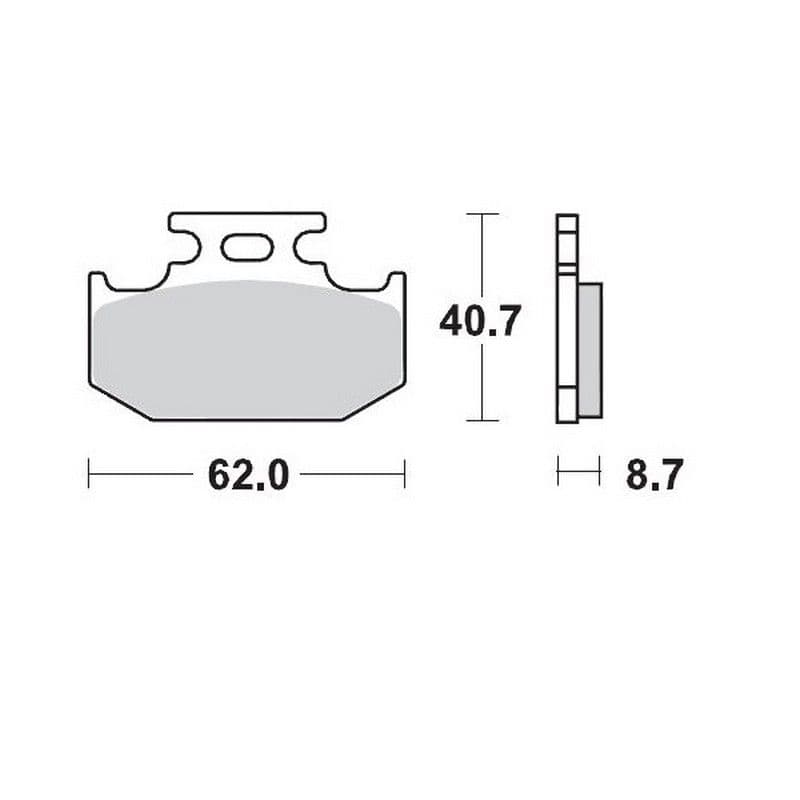 Moto-Master Brakepads Kawasaki KX125/250/500, KDX125/200/220
